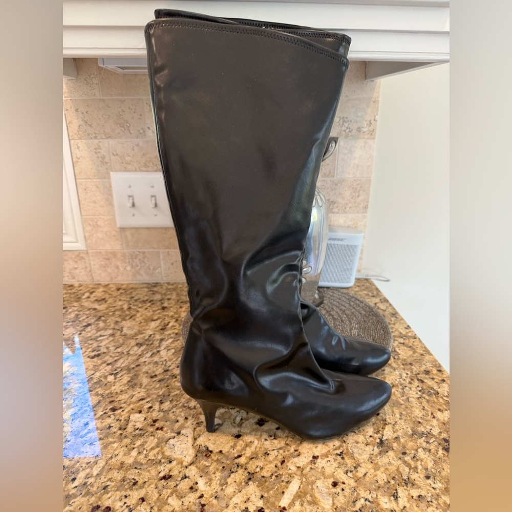 Impo Black wide calf Boots for Women